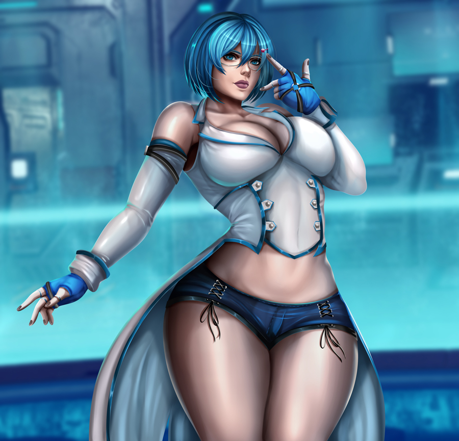 1chica 1chica 1chica abdominales seductor culo atlética_femenina culo_grande pechos grandes pechos_grandes fondo_azul ojos_azules pelo_azul pechos escote vestido abrigo dead_or_alive dead_or_alive_6 dead_or_alive_xtreme dead_or_alive_xtreme_2 dead_or_alive_xtreme_3 dead_or_alive_xtreme_3_fortune dead_or_alive_xtreme_beach_vol leyball dead_or_alive_xtreme_venus_vacation mujer_abs solo mujer en forma florxl gafas guantes humano mirando_al_espectador abdomen nico_(doa) anillo pantalones cortos de pie tecmo muslos_gruesos anillo_del_pulgar caderas_anchas