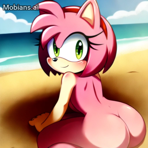 1girl ai_generated amy_rose anthro culo culo_grande dat_ass hembra peludo ojos_verdes erizo mobian_(especie) mobians.ai desnudo cabello_rosa sega sideboob solo sonic_the_hedgehog_(serie) tagme