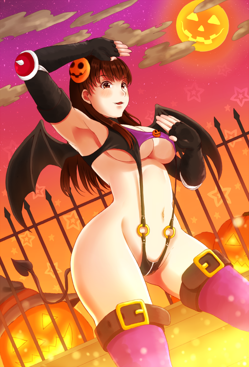 1girl ako_suke seductor traje_alternativo pechos_grandes bikini bikini_negro pechos escote dead_or_alive dead_or_alive_2 dead_or_alive_3 dead_or_alive_4 dead_or_alive_5 dead_or_alive_6 dead_or_alive_xtreme dead_or_alive_xtreme_2 dead_or_alive_xtreme_3_fortune dead_or_alive_xtreme_beach_ voleibol dead_or_alive_xtreme_venus_vacation demon_girl dutch_angle colmillos enfoque_femenino cabello_sucio sombrero de halloween jack-o'-lantern lei_fang cabello largo noche junta tórica junta tórica_bikini afuera calabaza muslo_morado muslos ropa_reveladora cabestrillo_bikini tirachinas_traje de baño sonrisa medias traje de baño tecmo muslos under_boob witch_hat