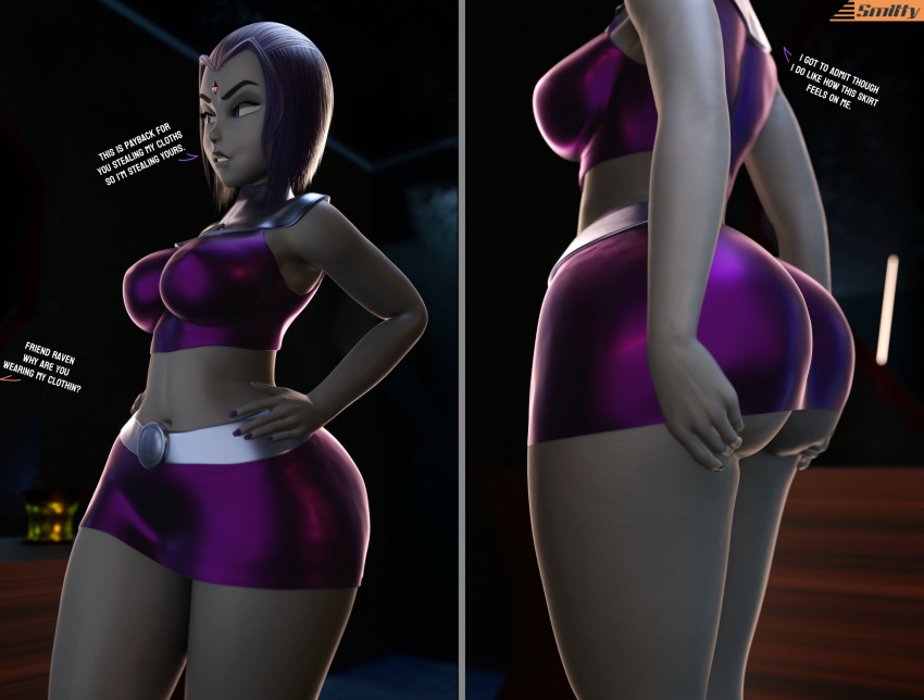 1girl 3d 3d_(obra de arte) culo atlético atlético_femenino cinturón culo grande pechos grandes big_titty_goth pechos bubble_butt busto cambion cosplay curvaceous curvy curvy_figure dat_ass dc_comics demonio demon_girl dibujo_digital_(obra de arte) medios_digitales_(obra de arte) culo_gordo mujer enfoque_femenino ajuste mujer_en forma frente_joya medio_demonio héroe heroína caderas figura_reloj de arena culo_enorme enorme _pechos humano culo grande piernas claras -skinned_female piel_clara labios madura madura_female ombligo sin_bragas sin_ropa interior offscreen_female rachel_roth raven_(dc) falda cintura_delgada smitty34 solo_focus starfire starfire_(cosplay) titanes_adolescentes gruesas caderas gruesas piernas_gruesas muslos_gruesos muslos top_pesado cintura voluptuosa caderas_anchas