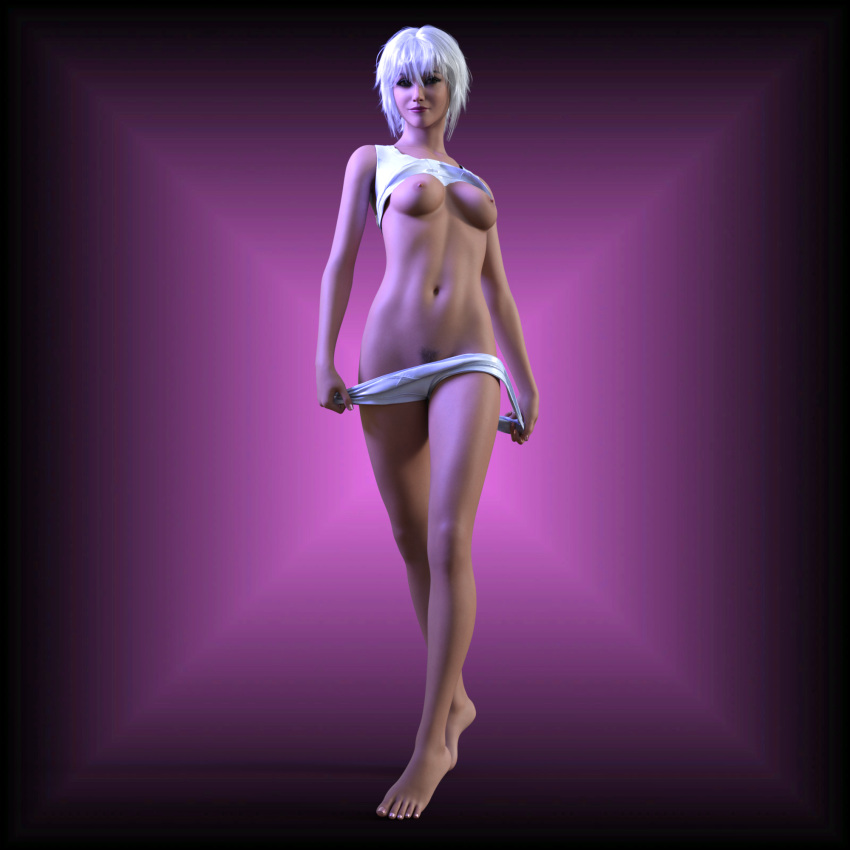 black-kat-3d-studio pechos ropa vello_pubico solo_mujer