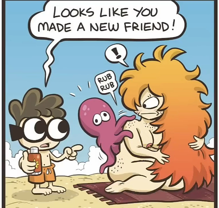 1chica accidental_beastiality accidental_zoophilia playa toalla_de_playa bestialidad bestialidad ojos_grandes sonrojo cuerpo_pecas senos canon_pareja gordita mujer_gordita vestida_hombre_mujer_desnuda nube completamente_nuda mujer_desnuda_completamente día diálogo editado texto_inglés pies pecas jengibre agarrando_culo agarrando_por_detrás acoso humano inminente_bestialidad inminente_zoofilia interespecies piernas pelo largo mirando _espalda nerd_masculino_(nerd_and_jock) nerd_and_jock_(webcomic) pezones desnudo mujer_desnuda cabello_naranja afuera consentimiento_cuestionable arena hombros_pecas sentado cielo grueso muslos_gruesos tigre_(nerd_and_jock) dedos de los pies bestialidad_involuntaria piel_blanca zoofilia