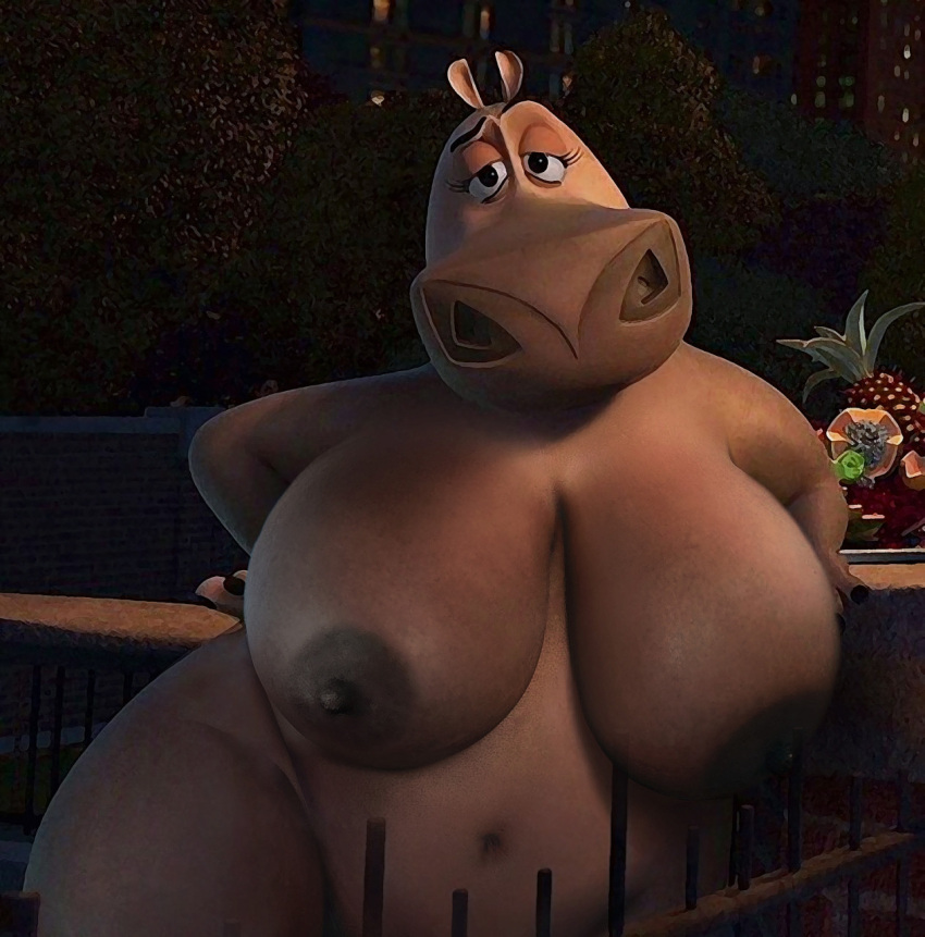 1girl anthro areola big_breasts black_hair senos common_hippopotamus completamente_nude dreamworks editar edited_screencap pestañas peludo gloria ojos medio cerrados hipopótamo hippopotamid hippopotamus enormes_pechos madagascar madagascar_(serie) mamífero ojos entrecerrados ombligo pezones desnudo sexy cuerpo_sexy senos_sexy edición_de_terceros venjiiart caderas_anchas