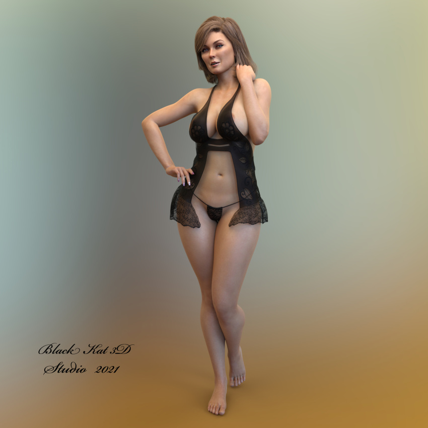 black-kat-3d-studio pechos ropa solo_female