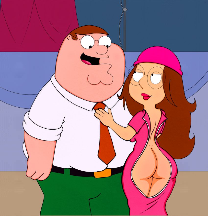 1niño 1niña 20th_century_fox versión_alternativa_disponible solicitud_artista culo culo_grande dat_ass vestido chico_de_familia padre_&_hija mujer gafas sombrero incesto masculino masculino/femenino meg_griffin sin_sujetador sin_panties sin_ropa interior vestido_abierto peter_griffin