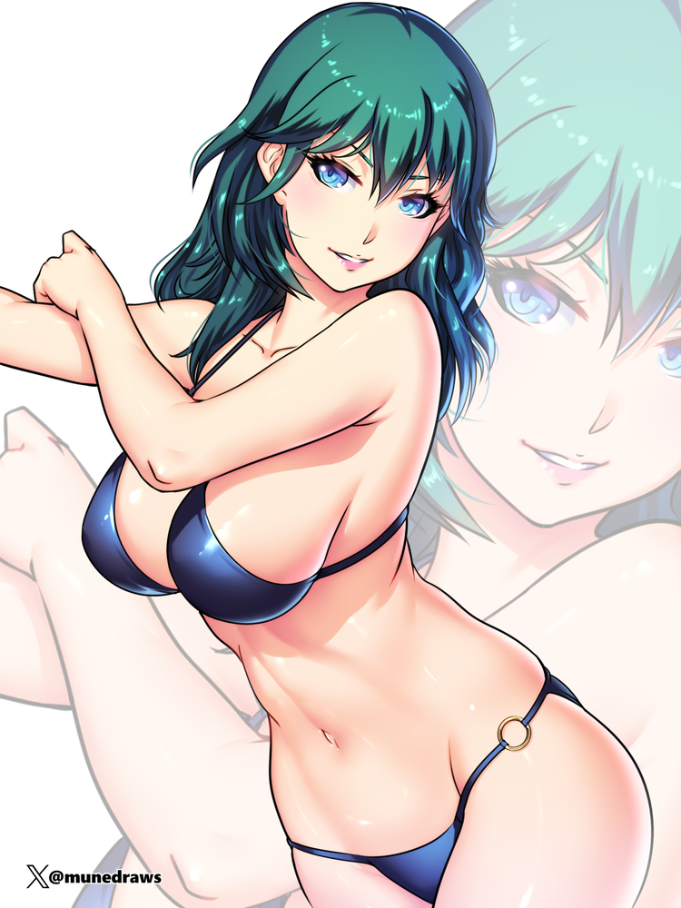 1chica 1chica 1chica seductor traje_alterno pechos_grandes pechos_grandes bikini bikini_azul ojos_azules traje de baño_azul byleth_(emblema_de_fuego) byleth_(emblema_de_fuego)_(mujer) escote etchimune solo_femenino emblema_de_fuego emblema_de_fuego:_tres_casas sonrisa mujer de piel clara piel_clara nintendo sideboob traje de baño cabello_verde azulado nombre_de_usuario de twitter traje_de_dos_piezas traje m