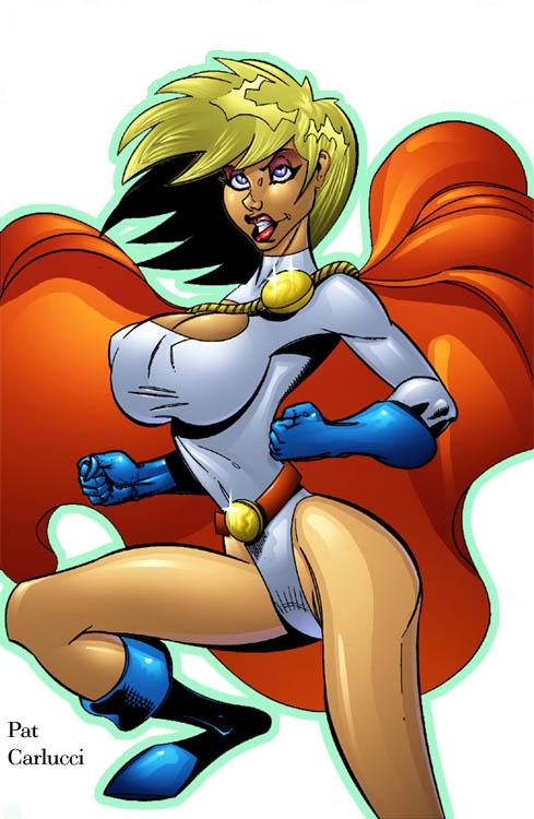 pechos grandes cabello_rubio ojos_azules ventana_de_tetas escote escote_recorte personaje_de_cómic cosplay dc_comics dc_comics sociedad_de_la_justicia_de_américa kara_zor-l karen_starr kryptoniano pat_carlucci power_girl pelo_rubio_corto pelo_corto