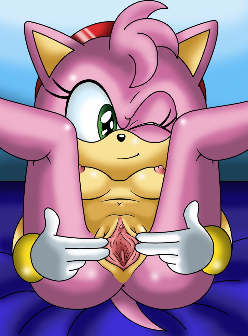 1 chica amy_rose ano pechos de pájaro culo ojos cerrados acostado ombligo pezones desnudo sonic_the_hedgehog_ (serie)