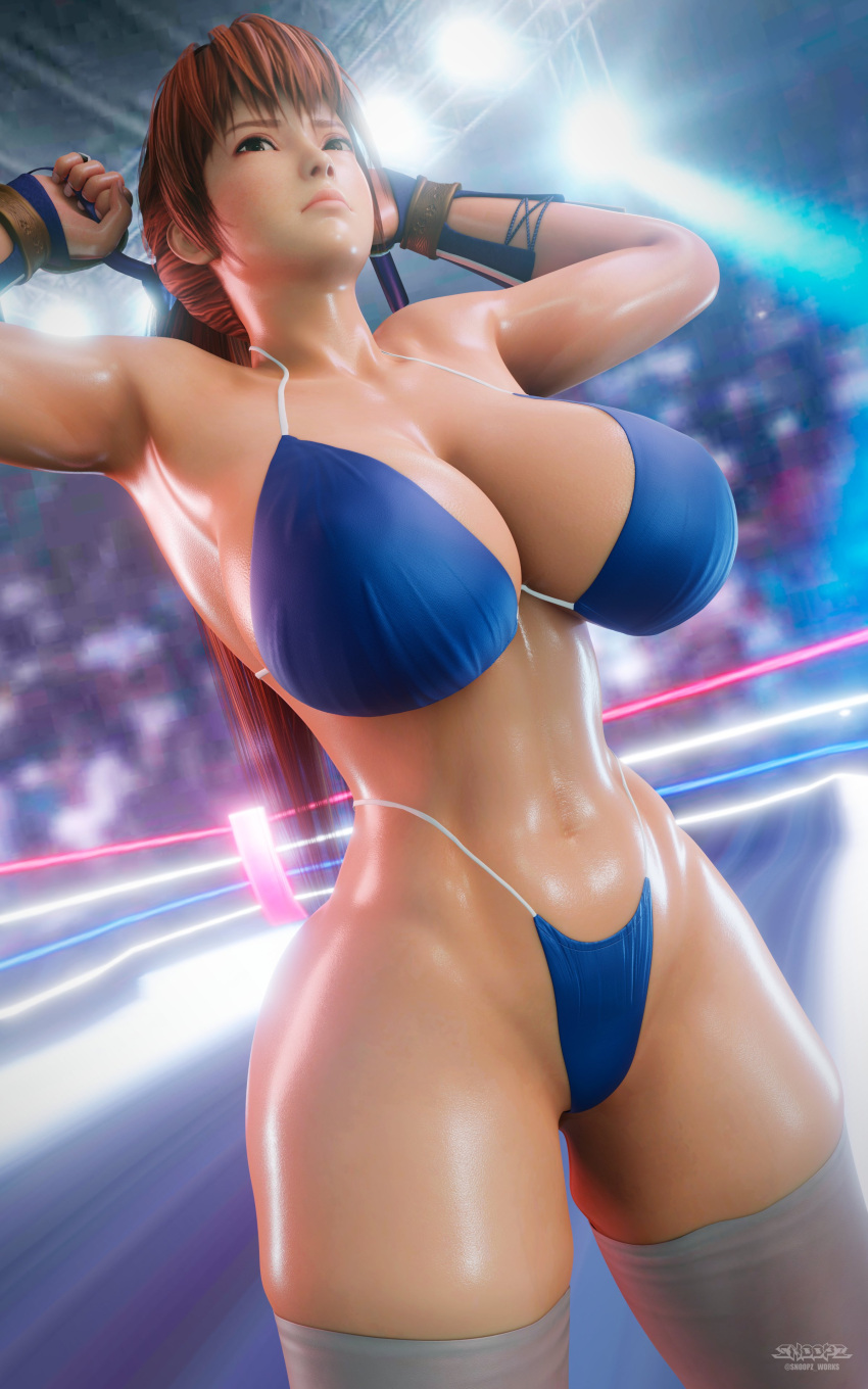 1niña 3d 3d_(obra de arte) seductor firma_del_artista pechos_grandes caderas_grandes muslos_grandes bikini bikini_azul traje de baño_azul fondo_borroso ojos_marrones vivo_o_muerto vivo_o_muerto_2 vivo_o_muerto_3 vivo_muerto_4 vivo_muerto_4 vivo_muerto_5 vivo_muerto_6 vivo_muerto_xtreme muerto_o_vivo_xtreme_2 muerto_o_ Alive_xtreme_3 dead_or_alive_xtreme_3_fortune dead_or_alive_xtreme_beach_volleyball dead_or_alive_xtreme_venus_vacation solo para mujeres anillo de lucha accesorio para el cabello ropa de mano tanga de cintura alta humano solo para humanos kasumi kasumi_(doa) kunoichi calzas pelo largo abdomen bragas pelirroja pelirroja silf snoopz solo_female medias de pie traje de baño tecmo retrato_de_tres-cuartos vista_de_tres-cuartos cabello_atado