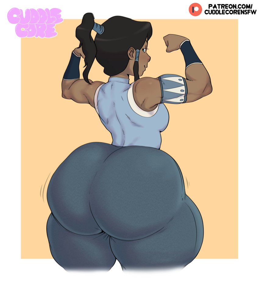 1girl culo avatar_legends culo_grande pechos_grandes ojos_azules pelo_marrón culo_burbuja cuddlecore mujer_de_piel_oscura pelo_marrón_oscuro culo_gordo solo_mujer flexionando culo_enorme korra culo_grande mirando_al_espectador mirando_hacia atrás cola de caballo vista_trasera el_avatar la_leyenda_de_korra* culo_grueso muslos_gruesos muslos tribu_agua caderas_anchas