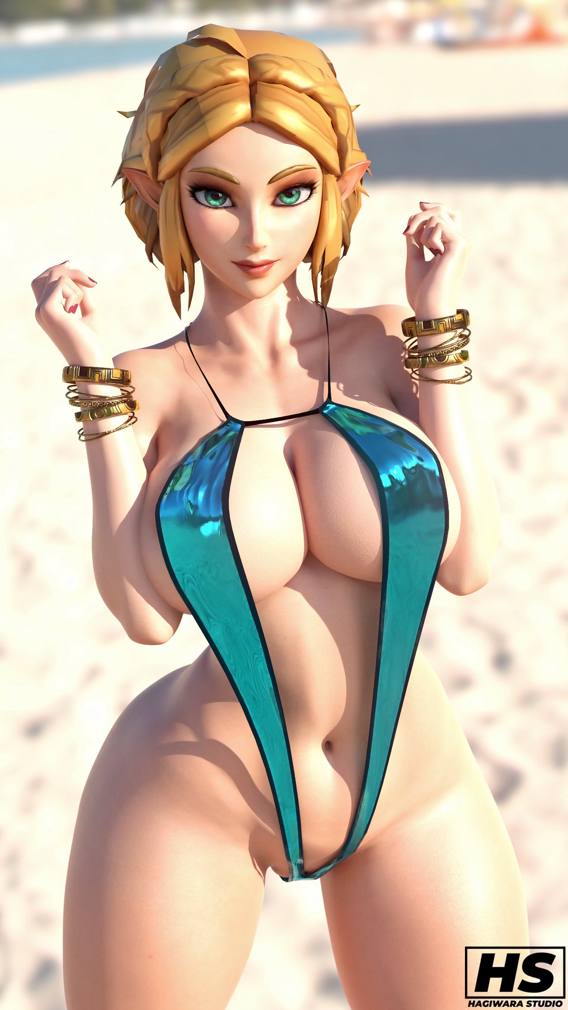 1girl 3d seductor piernas_desnudas culo_grande pechos_grandes bikini cabello_rubio bikini_azul curvas_solo mujeres hagiwara_studio cabello_largo mirando_al_visor ombligo nintendo posando princesa_zelda sling_bikini tirachinas_traje de baño traje de baño ojos_verde azulado la_leyenda_de_zelda la_leyenda_de_zelda:_lágrimas_del_reino muslos_gruesos voluptuoso