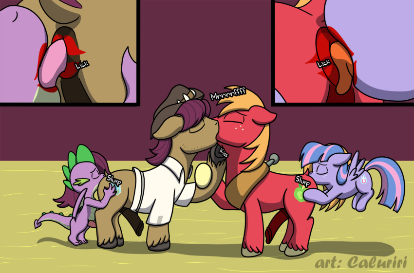anal sexo_anal anilingus anilingus_from_female anilingus_from_male big_macintosh_(mlp) bisexual caluriri dragón pony_tierra mujer_con_hombre potra la amistad_es_mágico lápiz labial marca_lápiz labial_en_ano hombre_con_hombre my_little_pony my_little_pony_friendship_is_magic oral oral_sex pegasus rimjob rimming smooth_skin snap_shutter_(mlp) Spike_(mlp) semental _sprint_(mlp)yaoi