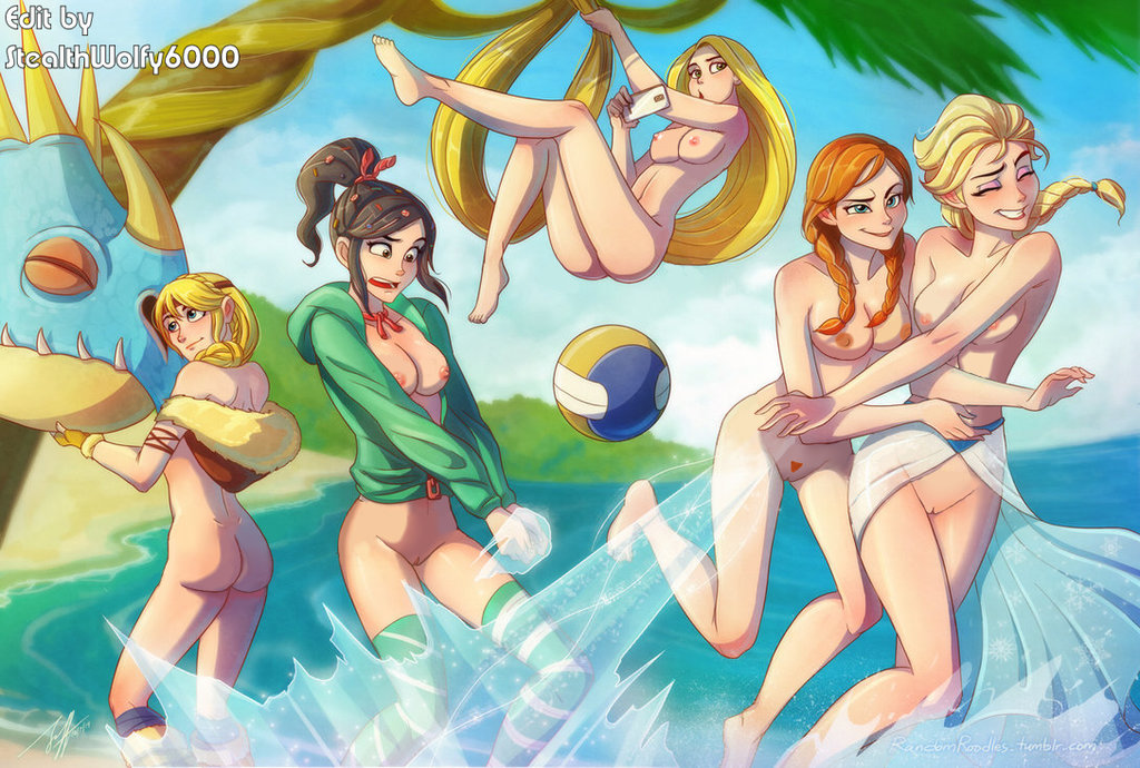 5 chicas mayores anna_(congelada) astrid_hofferson pelota playa ropa sin fondo crossover disney disney_princess dreamworks elsa_(congelada) congelada_(película) cómo_entrenar_a tu_dragón pechos medianos pezones desnudo playa_desnuda mujer_desnuda tatuaje_púbico coño rapunzel arena coño afeitado teléfono inteligente Stethwolfy6000 tormenta enredado topless vanellope_von_schwee tz wreck-it_ralph