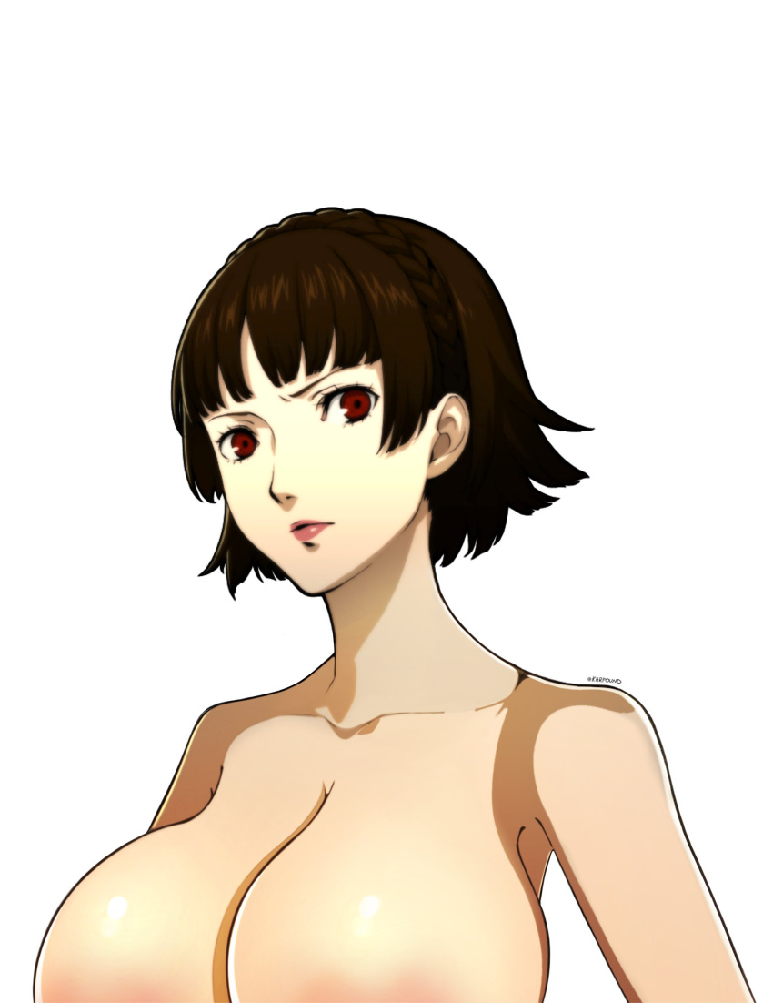 1girl 2024 2d 2d_(obra de arte) 2d_artwork atlus big_breasts pelo_negro pechos color_de_cabello_marrón completamente_nude_femenina_completamente_nuda editar editado imagen_editada obra_de_arte_oficial editada pestañas delineador de ojos solo_femenino pechos_gigantes pechos_enormes karfound mujer de piel clara piel_clara lápiz labial mirando_al_visor maquillaje makoto_niijima pechos_masivos desnudo mujer_desnuda mujer_desnuda_mujer_desnuda mujer_de_piel_pálida piel_pálida persona persona_5 persona_5_real retrato ojos_rojos labios_rojos lápiz_labial_rojo pechos_brillantes cabello_brillante piel_brillante pelo_corto mujer_solitaria