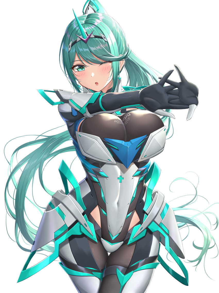 1girl 1girl absurd_res seductor aqua_eyes aqua_hair big_breasts big_breasts black_gloves black_legwear black_pantyhose botas child_bearing_hips core_crystal curvy aretes codo_guantes solo mujer guantes green_eyes green_hair caderas_alta_resolución reloj de arena_figure legwear pelo largo mirando_al_visor monolith_soft ombligo nintendo one_eye_pantimedias cerradas pneuma_(xeno blade) cola de caballo cintura_delgada sssemiii medias estiradas ojos_verde azulado cabello_verde azulado muslos_gruesos botas_altas del muslo muslos parte superior del cuerpo cabello_muy_largo voluptuoso botas_blancas white_thigh_highs caderas anchas guiño guiño_al_visor xenoblade_(serie) xenoblade_chronicles_2