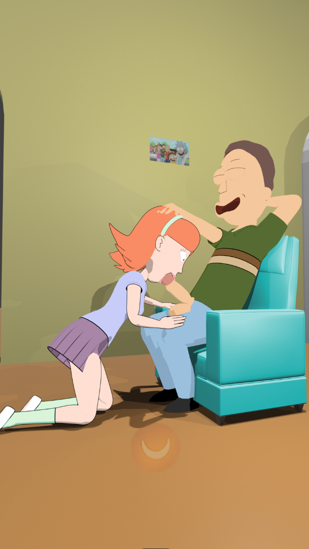 3d 3d_(obra de arte) 3d_animation daddy daddy_kink freeuse infinit_eclipse jerry_smith jessica_(rick_and_morty) rick_and_morty hijastra adolescente adolescente