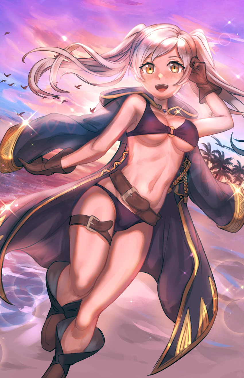 1 chica 1 chica 1 chica seductor disfraz alternativo bikini pechos escote solo mujeres emblema de fuego despertar emblema de fuego héroes emblema de fuego mirando al espectador martypcsr pechos medianos nintendo disfraz alternativo oficial boca abierta bikini morado traje de baño morado robin (emblema de fuego) robin (emblema de fuego) (mujer) robin (verano) (emblema de fuego) (mujer) sonrisa traje de baño debajo del pecho