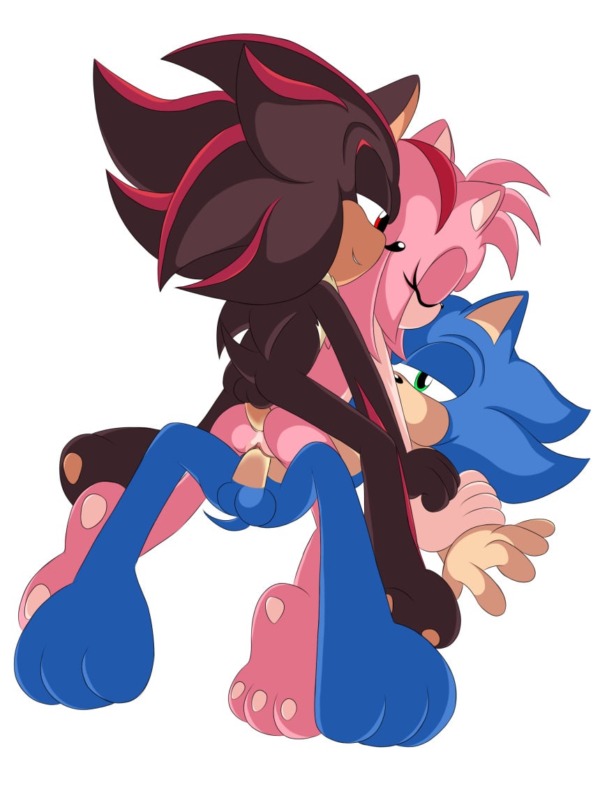 1 chica 1 chica 2 chicos amy_rose anal anthro ano bolas doble penetración erección j_nsfw masculino mmf trío desnudo desnudo penetración pene coño sega shadow_the_hedgehog sonic_the_hedgehog sonic_the_hedgehog_(serie) trío trío penetración vaginal