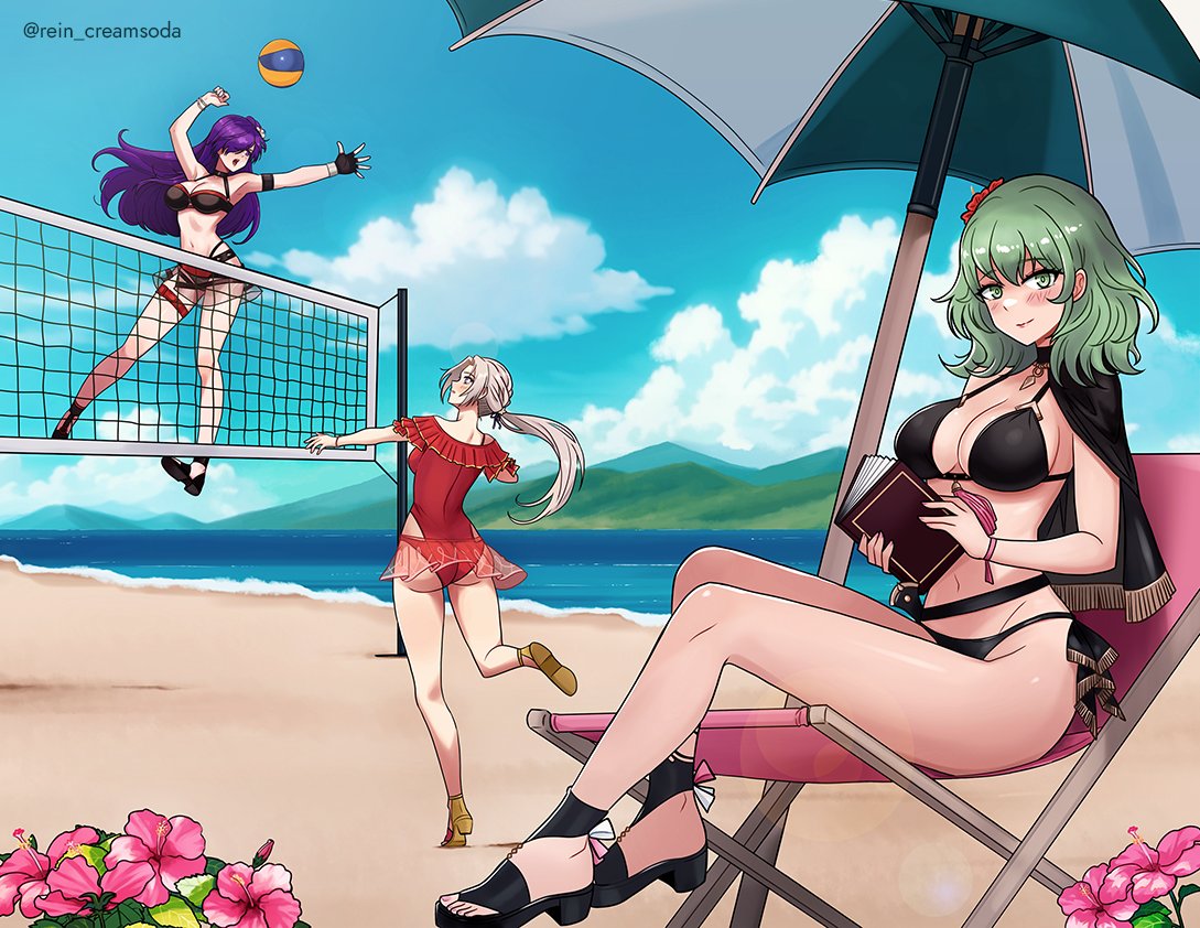 1 chica 3 chicas seductora disfraz alternativo peinado alternativo culo pelota piernas desnudas playa culo grande pechos grandes bikini negro traje de baño negro rubor libro byleth (mujer) (emblema de fuego) byleth (mujer) (verano) (emblema de fuego) byleth (emblema de fuego) byleth (emblema de fuego) (mujer) capa traje de baño casual de una pieza escote edelgard_von_hresvelg edelgard_von_hresvelg_(verano) iluminada_byleth (mujer) solo mujeres emblema de fuego emblema de fuego: tres casas héroes emblema de fuego guerreros emblema de fuego: tres esperanzas traje de baño de una pieza con volantes volantes ojos verdes cabello verde cabello gris cabello_sobre_un_ojo piernas saltando cabello_largo mirando_al_espectador varias_chicas nintendo océano disfraz_alternativo_oficial peinado_alternativo_oficial traje_de_baño_de_una_pieza afuera jugando cola de caballo ojos_morados cabello_morado traje_de_baño_de_una_pieza_rojo traje_de_baño_rojo rein_creamsoda sandalias shez_(emblema_de_fuego) shez_(emblema_de_fuego)_(mujer) shez_(verano)_(emblema_de_fuego) pecho_lateral pechos_pequeños sonrisa traje_de_baño paraguas cabello_muy_largo vóleibol red_de_vóleibol agua cabello_blanco