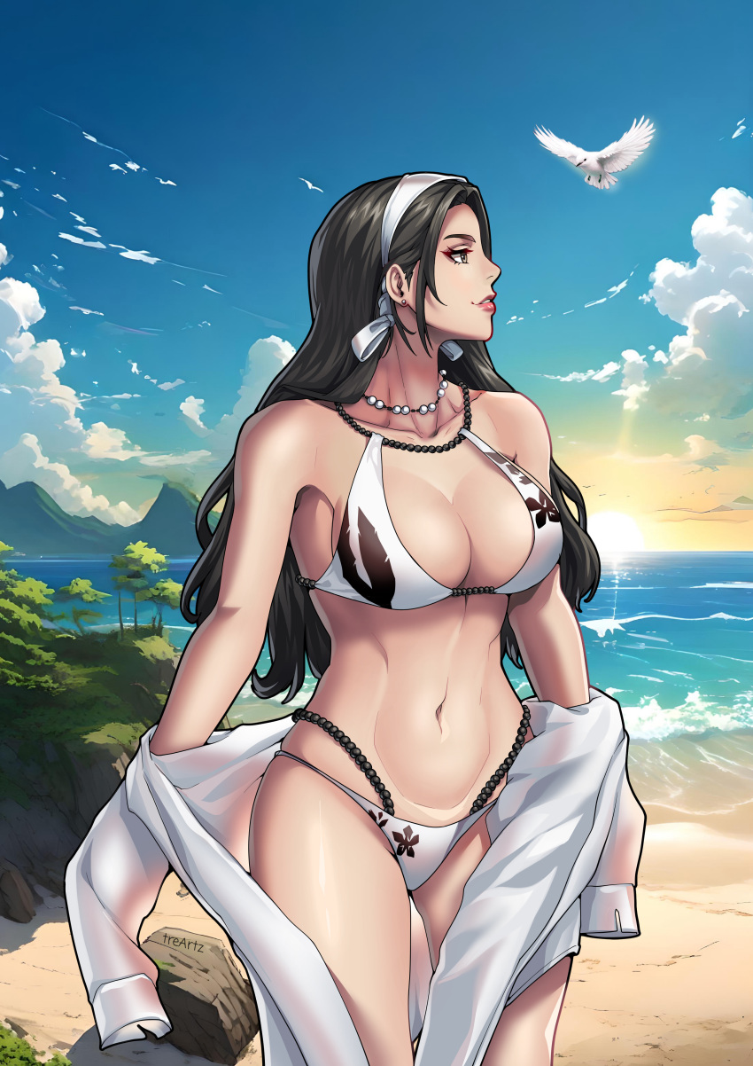 1chica bandai_namco pechos grandes bikini parte inferior del bikini parte superior del bikini pechos escote kazama_jun madura mujer madura mujer madura milf namco namco_bandai traje de baño ropa de baño tekken tekken_2 tekken_8 tekken_tag_tournament tekken_tag_tournament_2 treartz twitter x