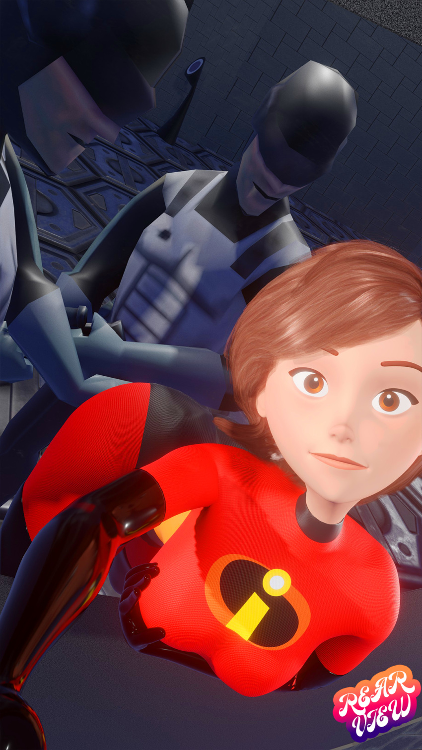 3d 3d_(obra de arte) animación 3d disney elastigirl helen_parr infinit_eclipse síndrome síndrome_de_la_guardia_los_increibles