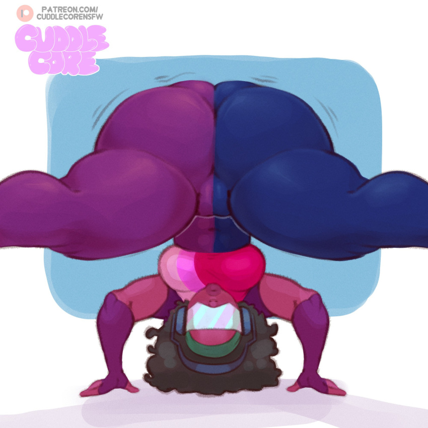 1girl culo culo grande pechos cuddlecore dat_ass solo_femenino fusión granate_(steven_universe) gem_(especie) gem_fusion cabello parada de manos cuerpo_multicolor pose solo_female solo_focus spin_kick cabeza_cuadrada dividida steven_universe culo_grueso muslos_gruesos ropa_apretada vista_desde_detrás voluptuosa mujer_voluptuosa